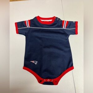 New England Patriots baby onesie
